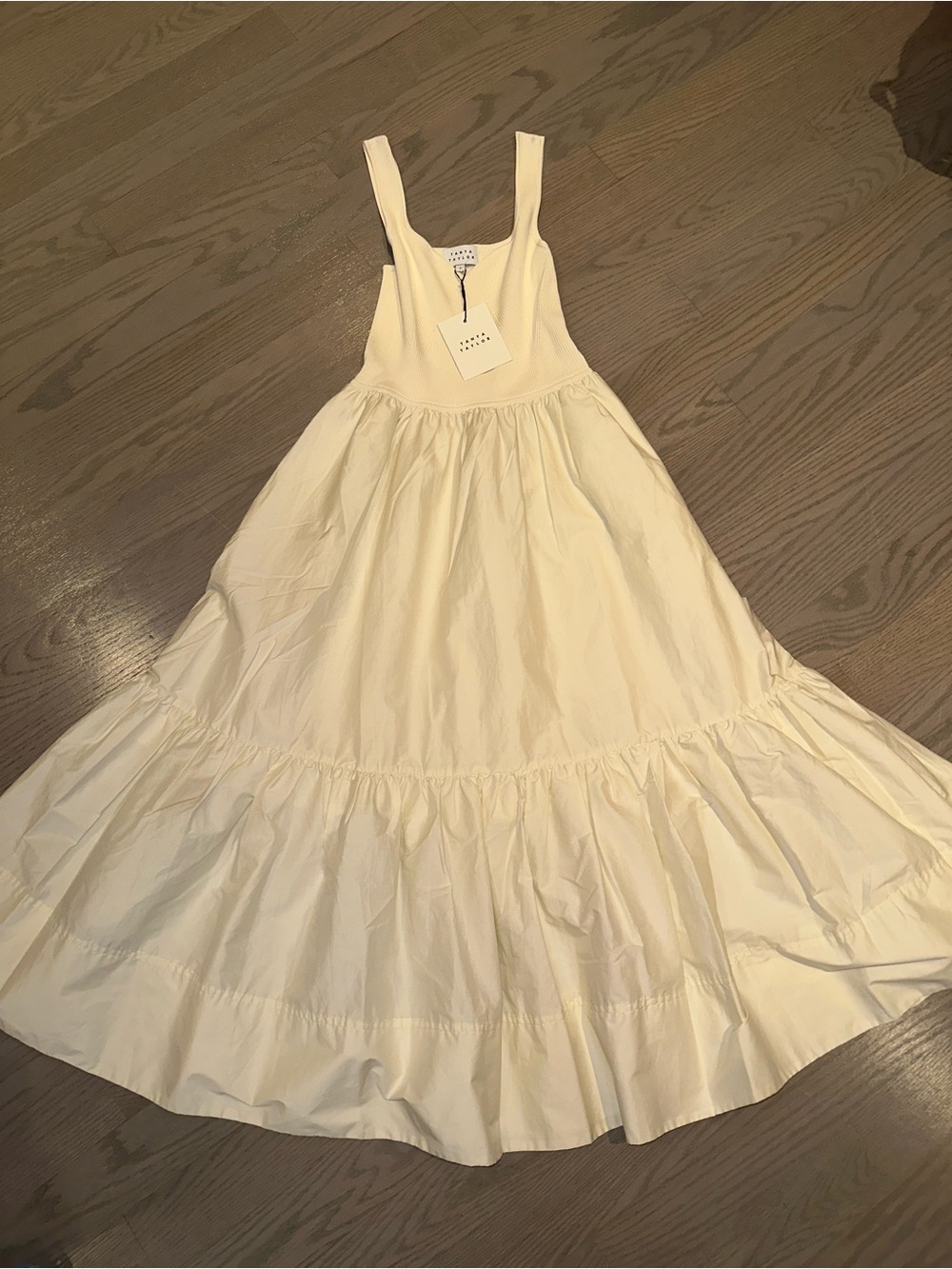 🤍 Tanya Taylor Josephina Dress in Chalk – NWT 🤍